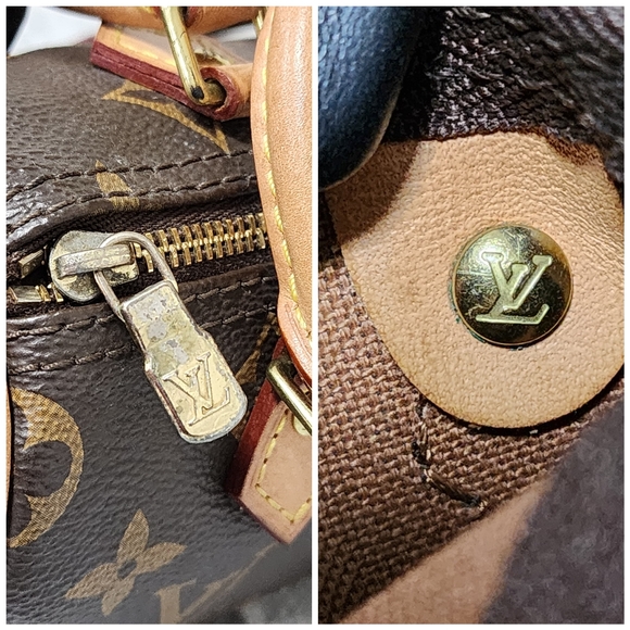 LOUIS VUITTON Monogram Canvas Mini Nano Speedy Bag Brown - Picture 10 of 15